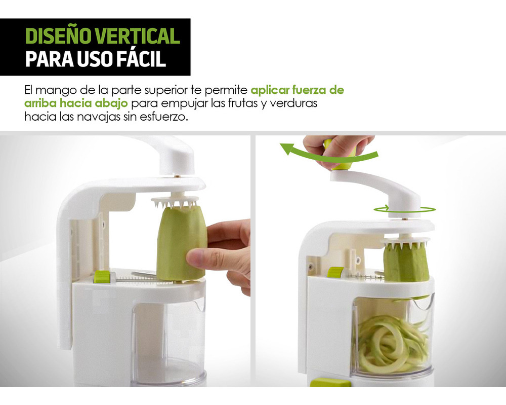 Redlemon Cortador De Verduras Y Frutas, Rallador Y Picador - - Imagen 3